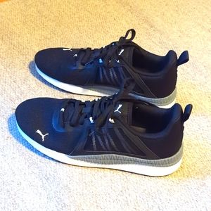 Puma Mens Pacer Net Cage 374322-01 Black Running Shoes Sneakers Size 10